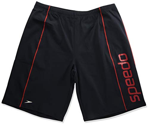Speedo フィットネス水着 メンズルーズスパッツ 水泳 メンズ SD82L15 レッド/ブラック L