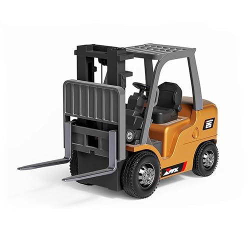 Image of Remote Control Excavator Toy for 6-12 Yr Boys, Best Birthday Gifts for Kids 7 8 9 10 11 Year Old, Rc Construction Toys with Metal Shovel (Mini RC Forklift)