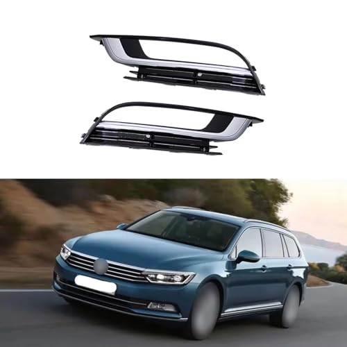 Rejilla parachoques delantero con cubierta de luz antiniebla para VW Passat CC 2