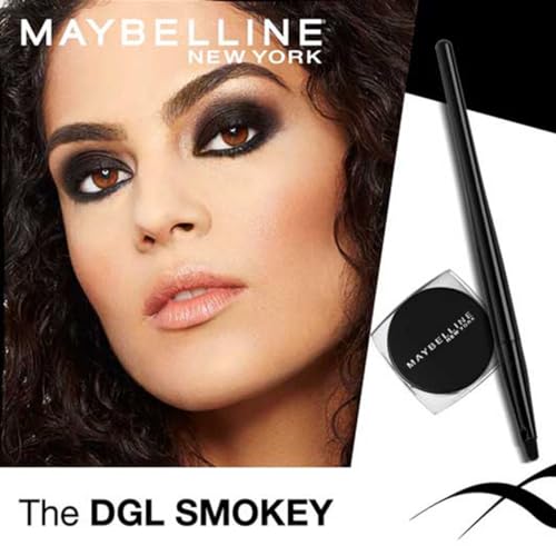 Maybelline New York Eyeliner Glossy Finish, Intense Colour, Long-lasting, 36Hr wear, Lasting Drama Gel Eyeliner,2.5g Black - Image 6