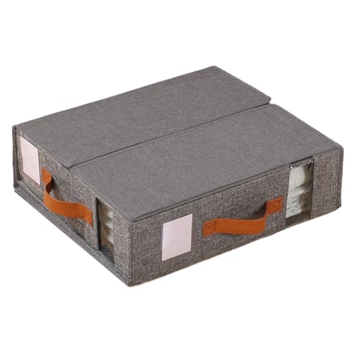 Generisch Organizador de ropa de cama, plegable conjunto de ropa de cama organizador con almacenamiento, a prueba de polvo titular contenedores bolsas para ropa ropa armario dormitorio