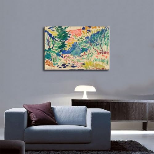 Toile Collioure Henri Matisse prête à suspendre pour mur vide