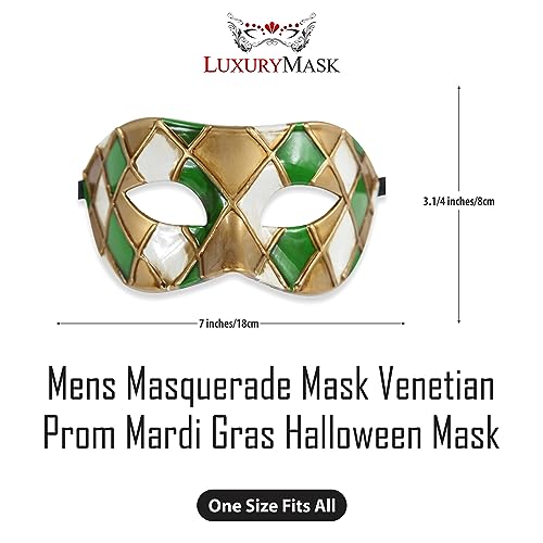 Lusso maschera da uomo vintage design masquerade