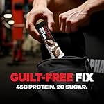 MUSASHI High Protein Bar, 45g Protein, 2g Total Sugars, Milk Chocolate Brownie, Post Workout and Protein Snack On The Go, 12 Pack of 3.2oz (90g) Bars - Image 5