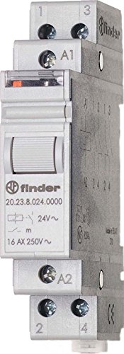 Télérupteur Finder 20.23 double contact 16A pour commande d'éclairage multi-point
