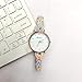 Imagen de Enwye Relojes De Pulsera Para Mujer: Reloj Analógico De Cuarzo Elástico Con Correa De Expansión De Cuerda Tejida De Colores