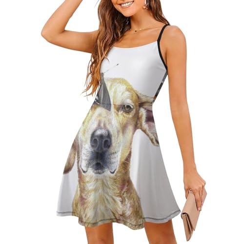 Robe de plage sans manches aux papillons colorés pour vos vacances