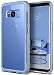Galaxy S8 Plus Case, Caseology [Coastline Series] Transparent Clear Slim Protective Scratch Resistant Air Space Technology Frosted Frame Samsung Galaxy S8 Plus (2017) - Blue Coral