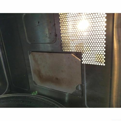 Gdfnmogo Hoja de repuesto de guía de onda de mica para horno microondas, 13 x 13 cm, 0,4 mm de grosor, paquete de 4, compatible con modelos universales de microondas