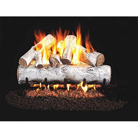 RealFyre White Birch Vented Gas Logs (W-24) Cover