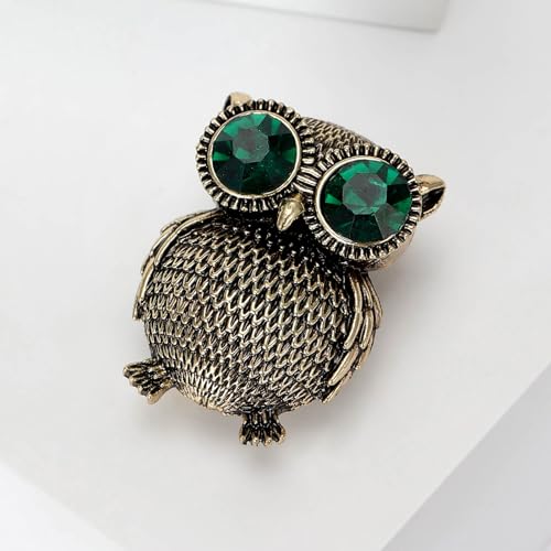 Image of Enamel Bird Brooch for Women Rhinestones Owl /Hummingbird /Eagle /Toucan Lapel Pin Cute Bird Brooches Jewelry Gifts for Mom Wife