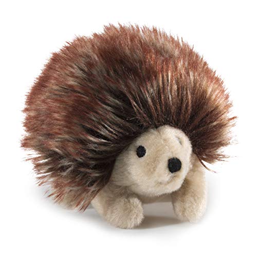 Folkmanis Mini Hedgehog Finger Puppet, Brown, 1 EA - Image 2