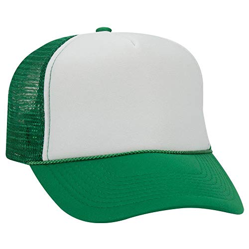 Image of OTTO Polyester Foam Front 5 Panel Pro Style Mesh Back Trucker Hat