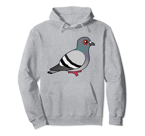 Cute Cartoon Rock Pigeon City Dove Birdorable Pigeon Bird Pullover Hoodie