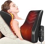 Back Massager for Pain Relief Deep Tissue - Neck Massager with Heat, 3D Kneading Massage Pillow for Back, Neck, Shoulder, Leg Pain Relief, Gifts for Men Women Mom Dad, Stress Relax at Home Office Car