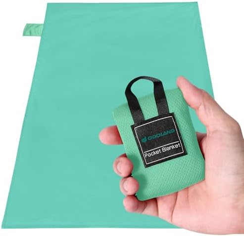 Odoland Outdoor Pocket Travel Blanket Beach Mat - Waterproof Sand...
