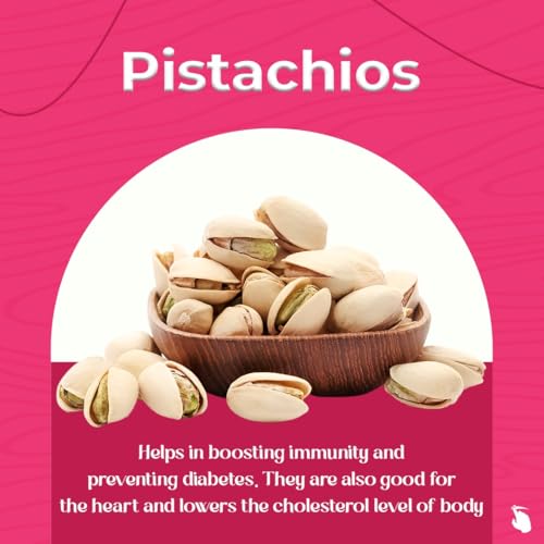 Image of JB&CO Premium Roasted & Salted Pistachios (Pista) | Crunchy In-Shell California Nuts | High Protein Healthy Snack | Lightly Salted 250g x 1