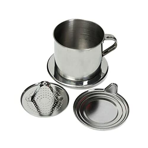 Baukon Stainless Steel Vietnamese Style Coffee Drip Filter Infuser Coffee Maker (100mL)