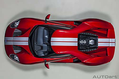 Modelo 2017 Ford GT 1:12 Rojo Líquido Metalizado miniatura 6