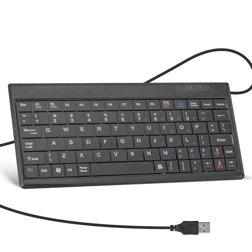 Mini clavier USB filaire pour remplacer un clavier encombrant sur votre PC