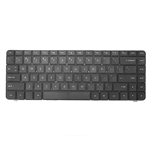 ASHATA Clavier de Remplacement pour HP, Tablette Mince et Durable Clavier de Remplacement pour HP HSTNN‑Q60C/Q50C/Q51C/Q61C/Q63C/G42/CQ42(Le Noir)