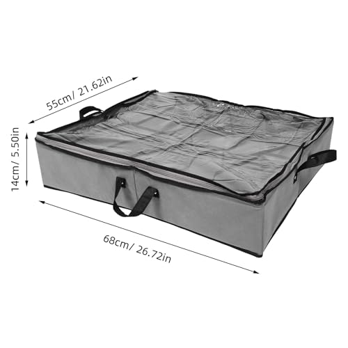 Caja de almacenamiento para zapatos plegable y negra con compartimentos 3