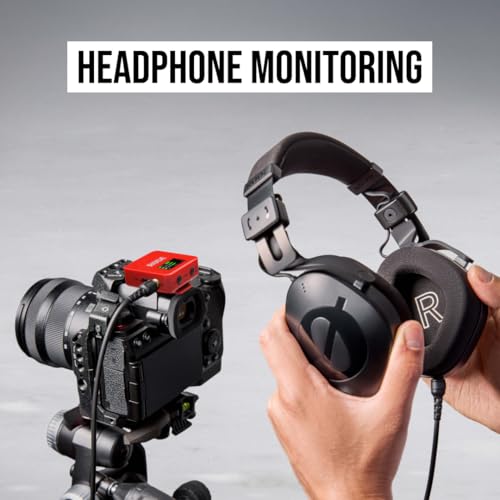 Image of RODE Wireless GO (Gen 3) - Compact Wireless Mic - Pristine Audio, 32-bit Float Recording, Automatic Level Control, for Phones, Cameras and Computers (Red)