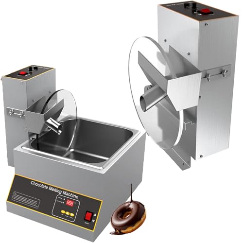 Temperadora De Chocolate Con Ruedas, Mezcladora EléCtrica Comercial, Capacidad De 12 Kg, Con Horno De FusióN, Rango De Ajuste De Velocidad: 35 A 55 Rpm