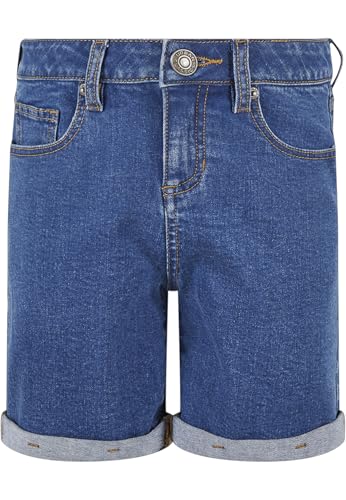 Pantalones cortos para niños ideales para jugar en el parque en tejido elástico azul