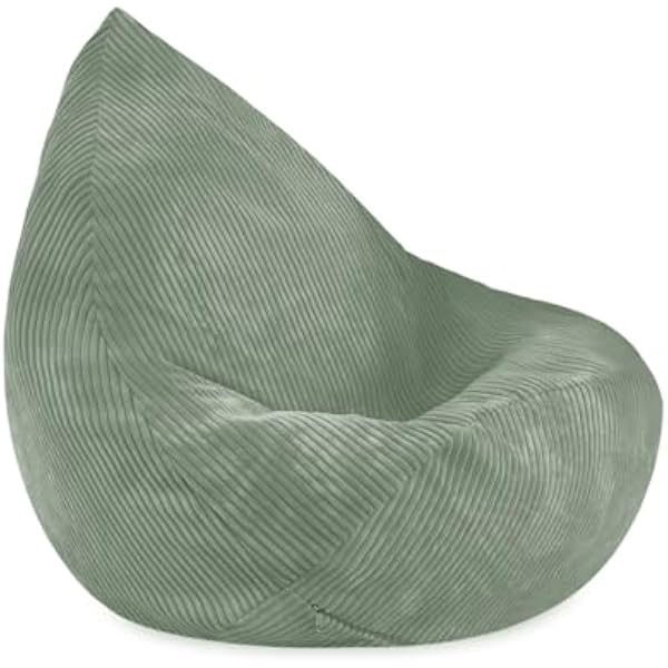 MISIOO Worek do siedzenia dla dzieci Cord Premium – ergonomiczne krzesło dziecięce od 12 miesięcy – wygodne worki do siedzenia do pokoju dziecięcego – miękki worek do siedzenia z lekkim wypełnieniem