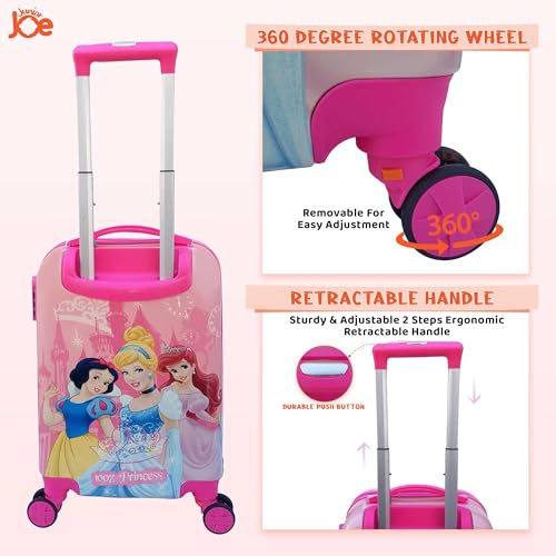Image of 20 Inch Kids Suitcase with 4 Wheel Travel Trolley Bag (4 Day Trip) (Design-6, 20 INCH)