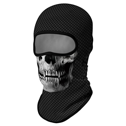 Image of 3D Balaclava Ski Mask Motorcycle Full Face Mask Outdoor Tactical Hood Headwear Mask Ghosts Skull Mask Men Women for Halloween