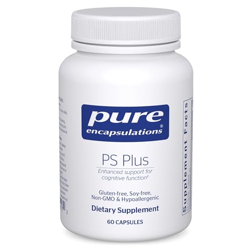 Pure Encapsulations PS Plus | Hypoallergenic Formula for Memory, Brain Processing and Overall Cognitive Function | 60 Capsules