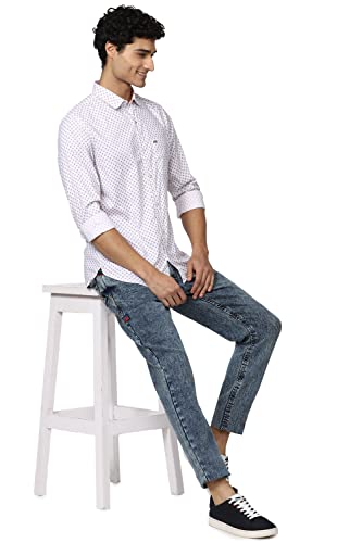 Image of Peter England Men's Cotton Slim Fit Shirt