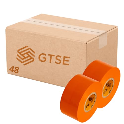 Image of GTSE - Orange Wide Electrical Tape 48 Rolls, 2in x 66ft, UL /CSA Listed