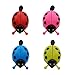 Garneck 4Pcs Bicicletta Coccinella Campana Coccinella Allarme Bici Triciclo Scooter Metallo Manubrio Horn Mini Lega di Alluminio della Bici Anello Forte Croccante Suono Chiaro Corno