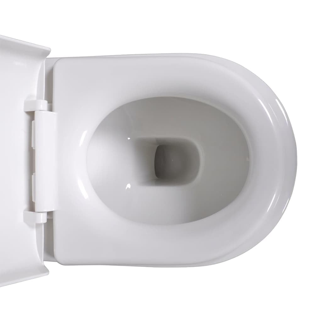 Narzędzia domowe - nowy zestaw toaletowy montowany na ścianie unikalny design biały