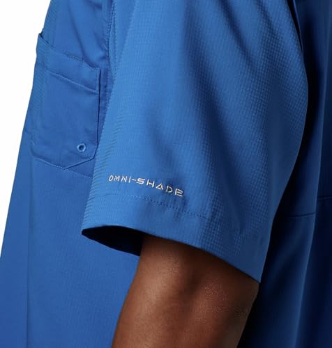 Columbia Men's Big and Tall Tamiami II SS Shirt, Vivid Blue, 4X - Thumbnail 7