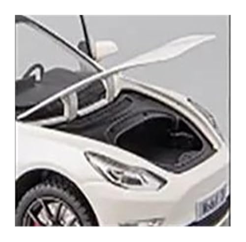 Miniatura a escala 1:24 Tesla Model 3 de metal fundido miniatura 3