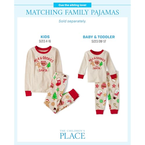 Image of The Children's Place unisex-baby and Toddler Holiday Snug Fit Cotton One Piece Pajamas