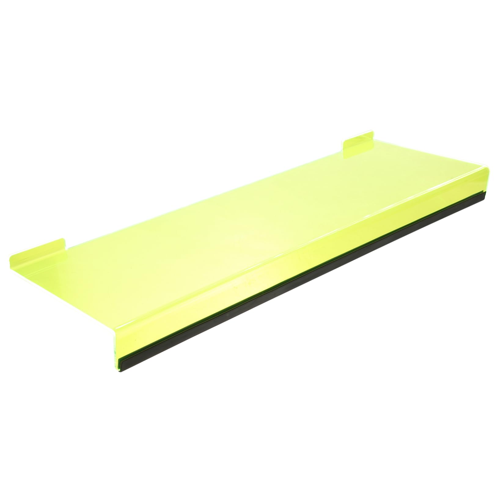 jojofuny Acrylic Keyboard Riser Tilted Stand for Computer Desk Ergonomic Design with Slip Strips Fits Standard Keyboards for Reducing Neck and Shoulder