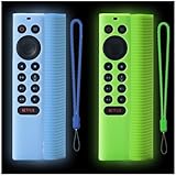 2Pack Gavyqier Silicone Protective Cover fits NVIDIA Shield TV Pro/4K HDR Remote Controller Series Anti-Slip...