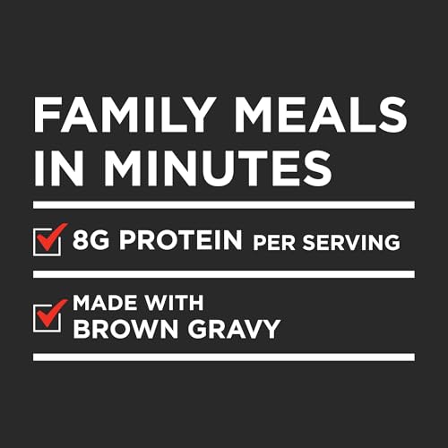 Banquet Family Size Salisbury Steaks and Brown Gravy, Frozen Meal, 27 OZ