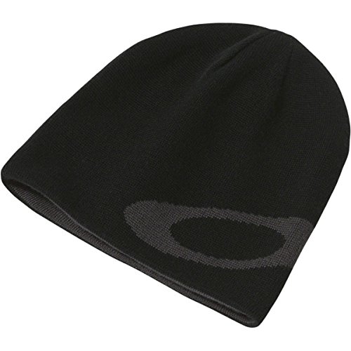 Oakley mens Beanie Ellipse skull caps, Blackout, U US
