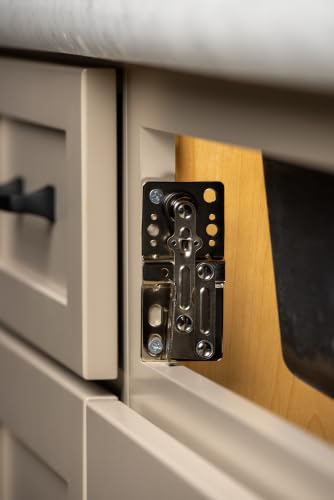Image of REV-A-SHELF 11.25 inch Stainless-Steel Tip-Out Tray w /Hinges for Sink Base Cabinets