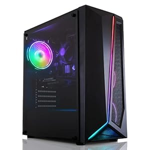 AWD-IT Gaming PC: Intel i5 12400F / H610M / RTX 2060 / 16GB 3200MHz / 240GB SSD + 1TB HDD/Patriot Gaming Case with…