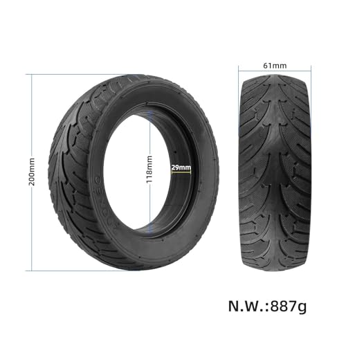 Pneu plein pour trottinette électrique 200x60 compatible Zero pneu solide - 2