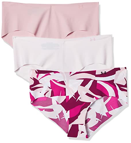 Image of Under Armour Women's Deprecated-3-pack Pure Stretch No Show Hipster Underwear, All-day Comfort Fit & Ultra-soft