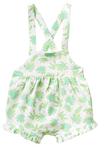 United Colors of Benetton Baby - Mädchen Salopette 323tat00m Jogginganzug, Bianco A Fantasia 76u, 98 EU