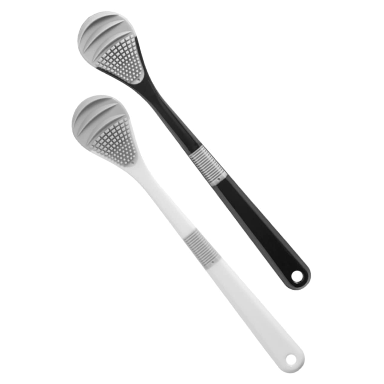 FOMIYES 2Pcs Tongue Scraper Tongue Cleaners for Oral Health Durable and Material Bad Breath Removal Self Care Present for Family